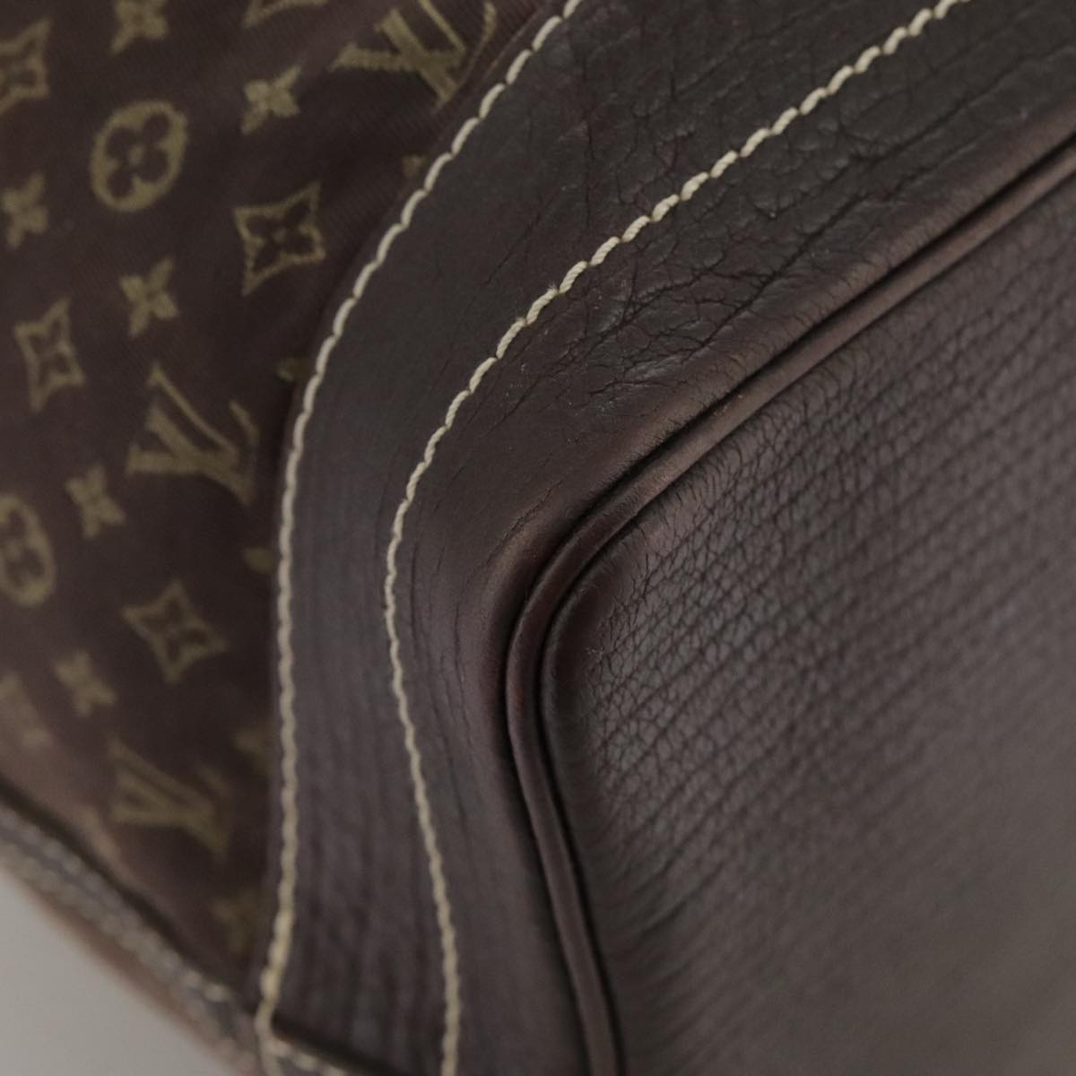 Louis Vuitton Noe Brown Canvas Shoulder Bag (Pre-Owned)