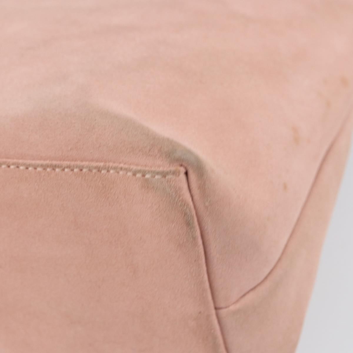 Gucci Vintage Suede Pink Suede Handbag (Pre-Owned)