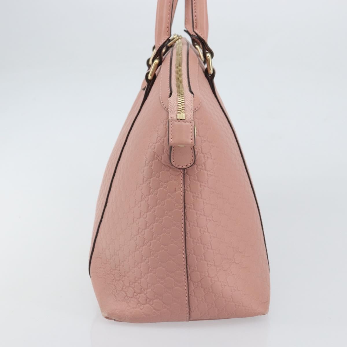 Gucci Britt Convertible Dome Satchel Microguccissima Leather Pink Leather Tote Bag Bag (Pre-Owned)