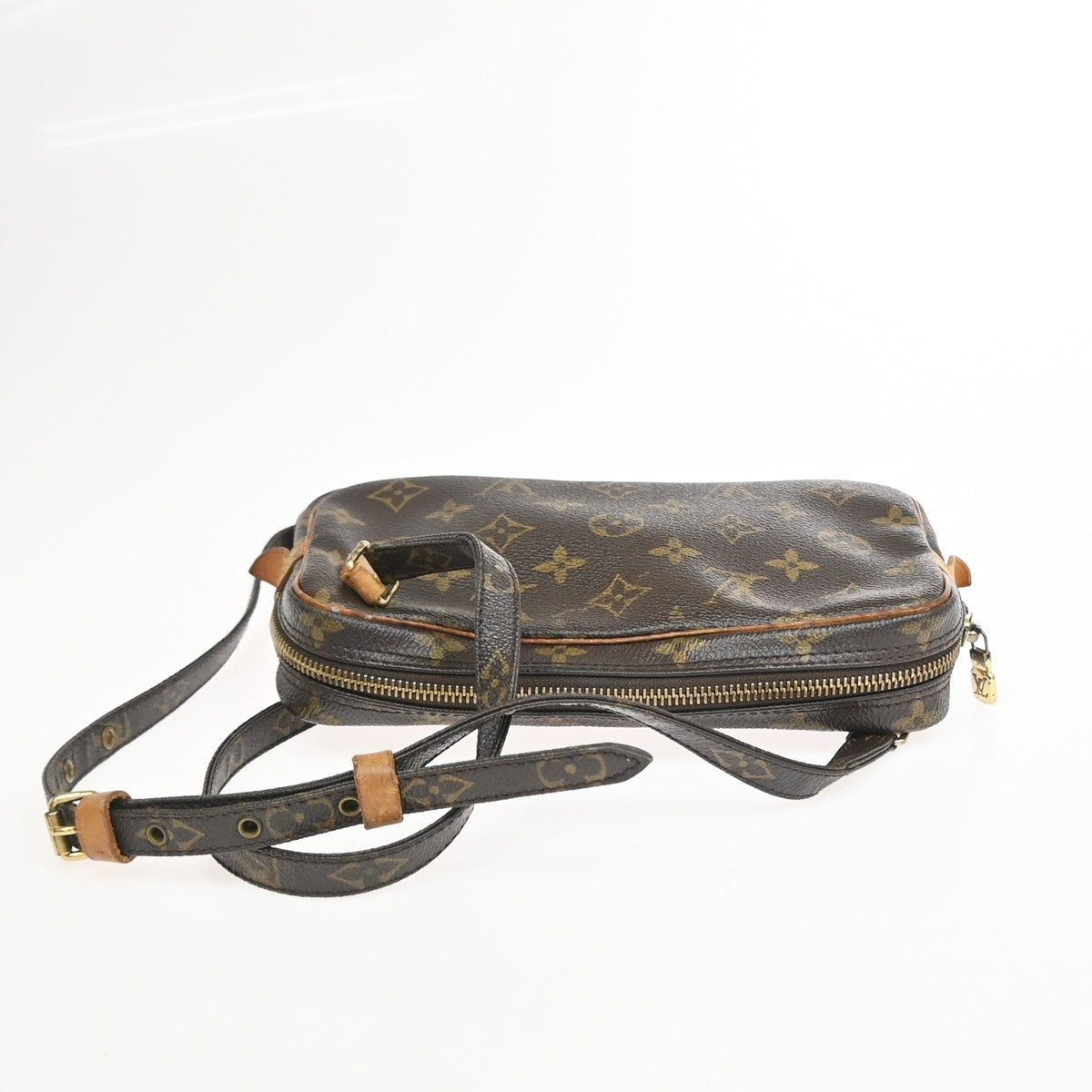 Louis Vuitton Pochette Marly Bandouliere Monogram Canvas Brown Canvas Shoulder Bag Bag (Pre-Owned)