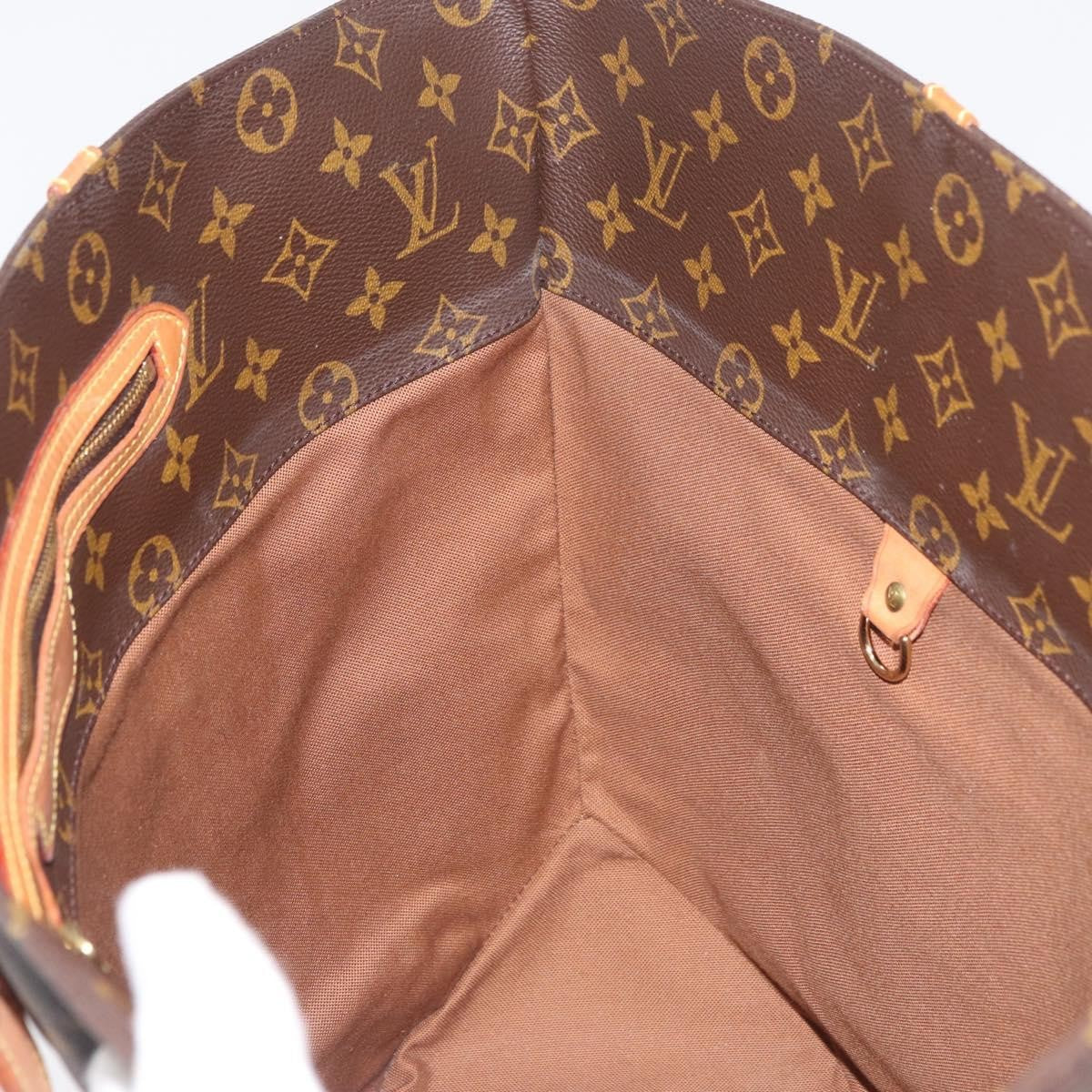 Louis Vuitton Shopping Sac Monogram Canvas Brown Canvas Handbag (Pre-Owned)