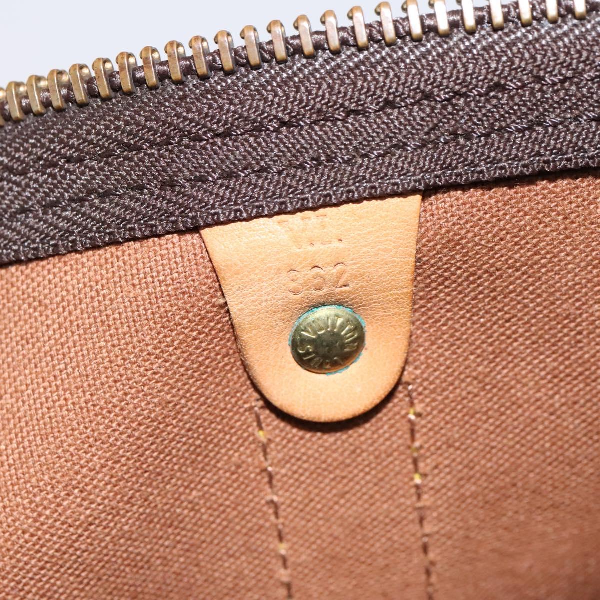 Louis Vuitton Keepall 45 Brown Canvas Travel Bag (Pre-Owned)