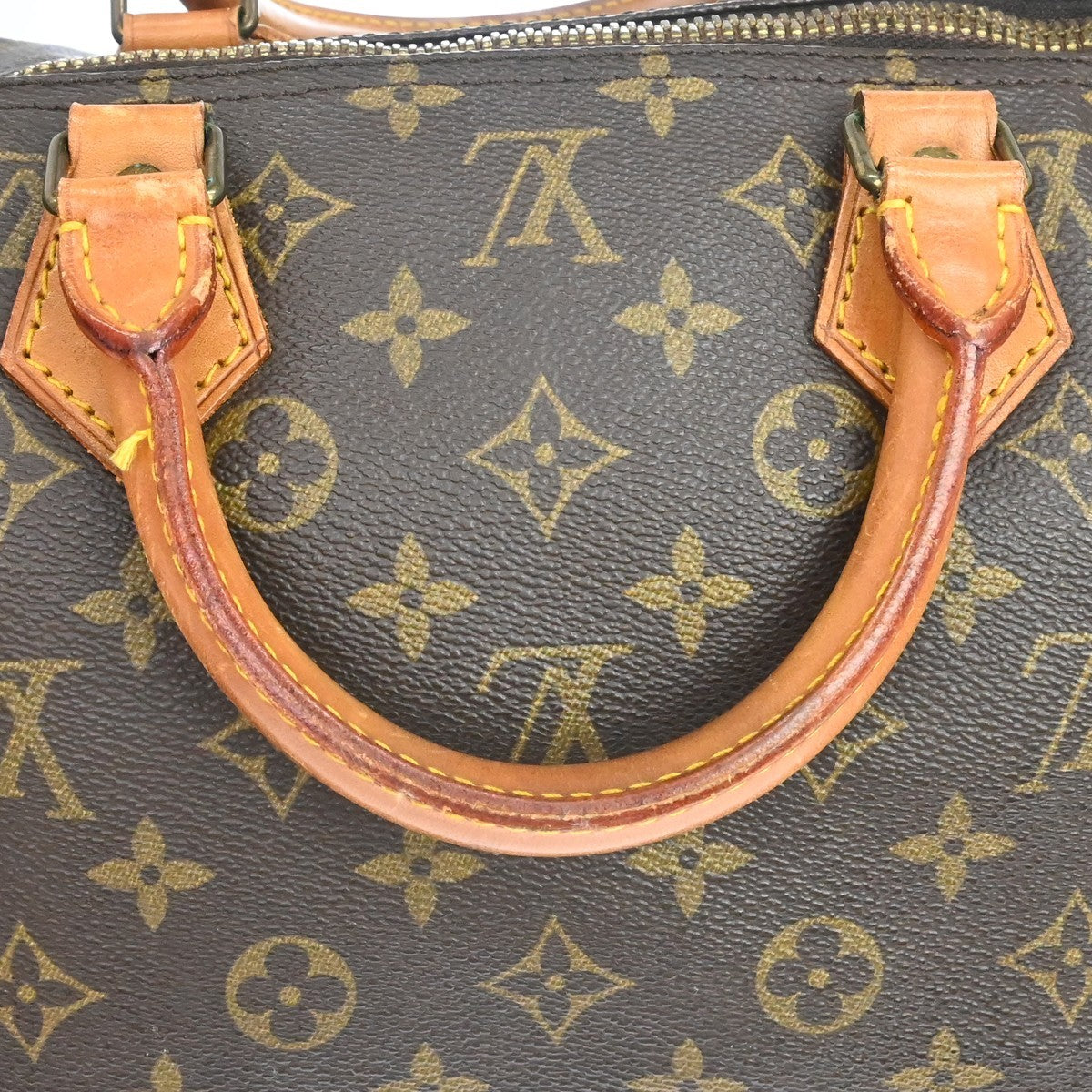 Louis Vuitton Speedy Monogram Canvas Brown Canvas Handbag (Pre-Owned)