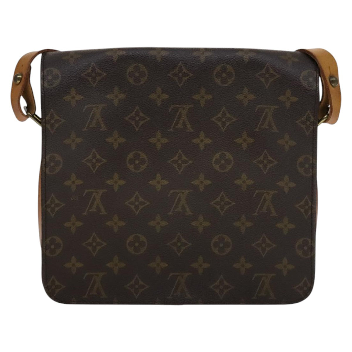 Louis Vuitton Cartouchière Brown Canvas Shoulder Bag (Pre-Owned)