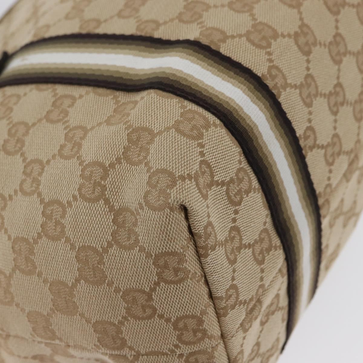 Gucci Jolicoeur Gg Canvas Beige Canvas Tote Bag Bag (Pre-Owned)
