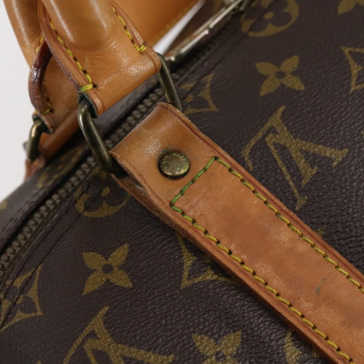 Louis Vuitton Keepall Monogram Canvas Brown Canvas Travel Bag Bag (Pre-Owned)