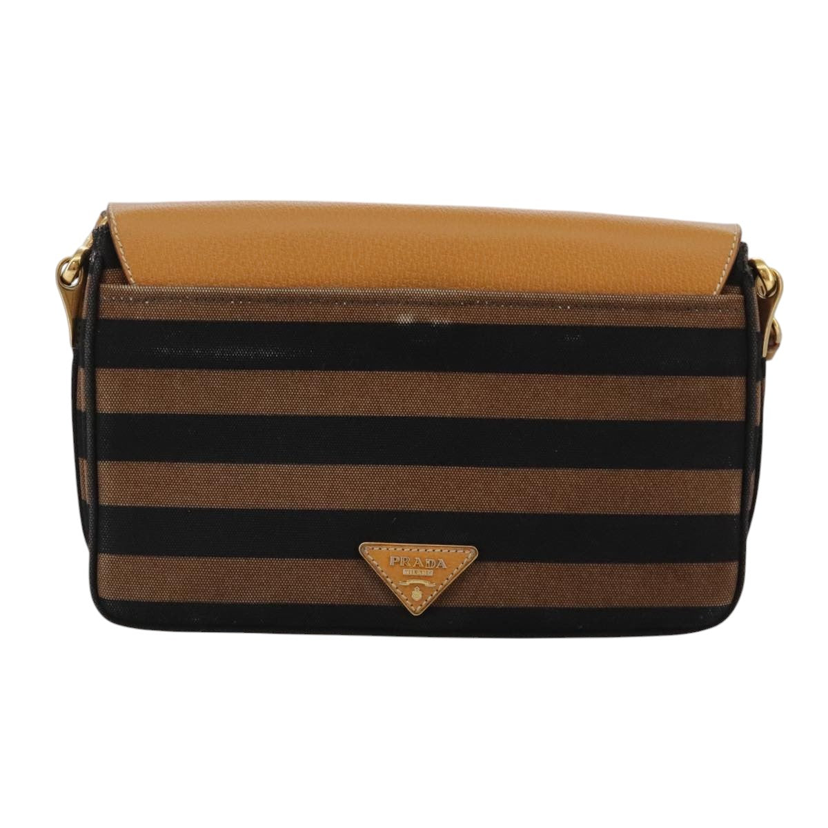 Prada Canapa Multicolour Canvas Shoulder Bag (Pre-Owned)