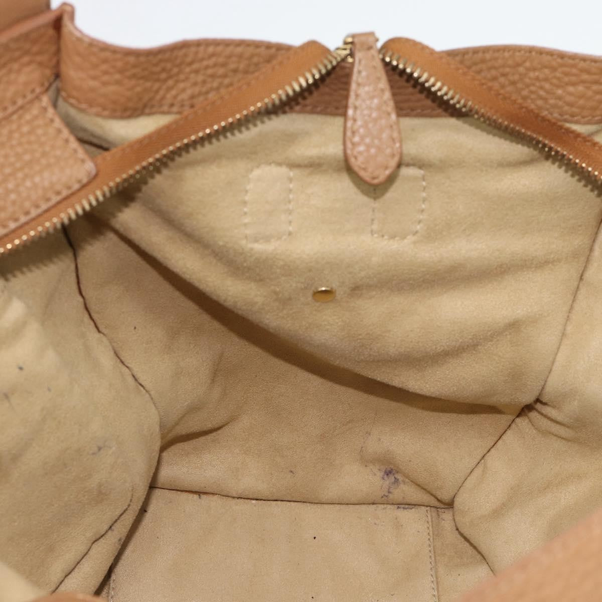 Celine Luggage Grainy Leather Brown Leather Tote Bag Bag (Pre-Owned)