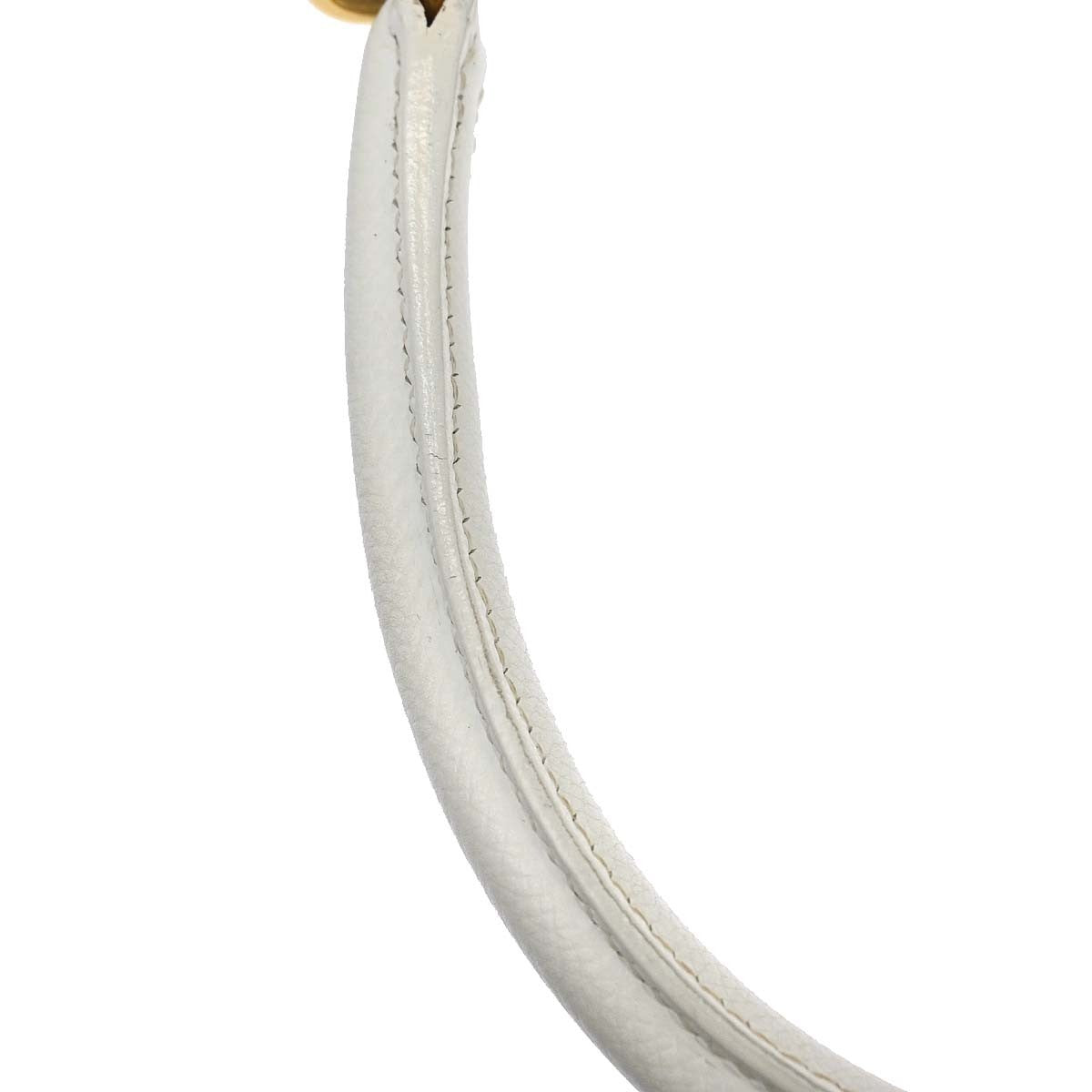 Hermes Kelly Light Epsom With Gold Hardware White Leather Handbag (Pre-Owned)