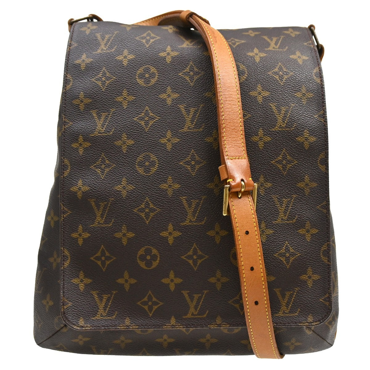 Louis Vuitton Musette Salsa Monogram Canvas Brown Canvas Shoulder Bag Bag (Pre-Owned)