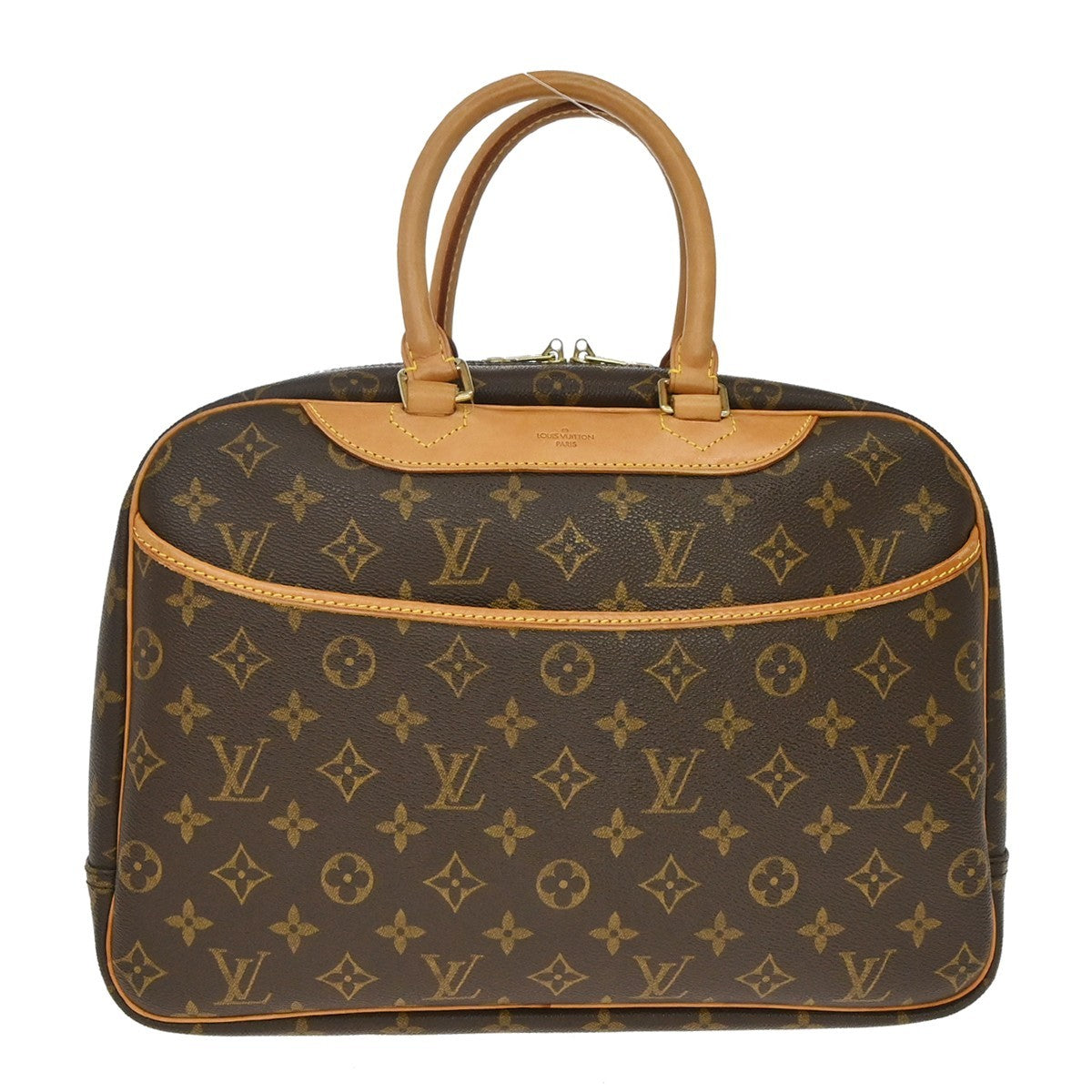 Louis Vuitton Deauville Monogram Canvas Brown Canvas Handbag (Pre-Owned)
