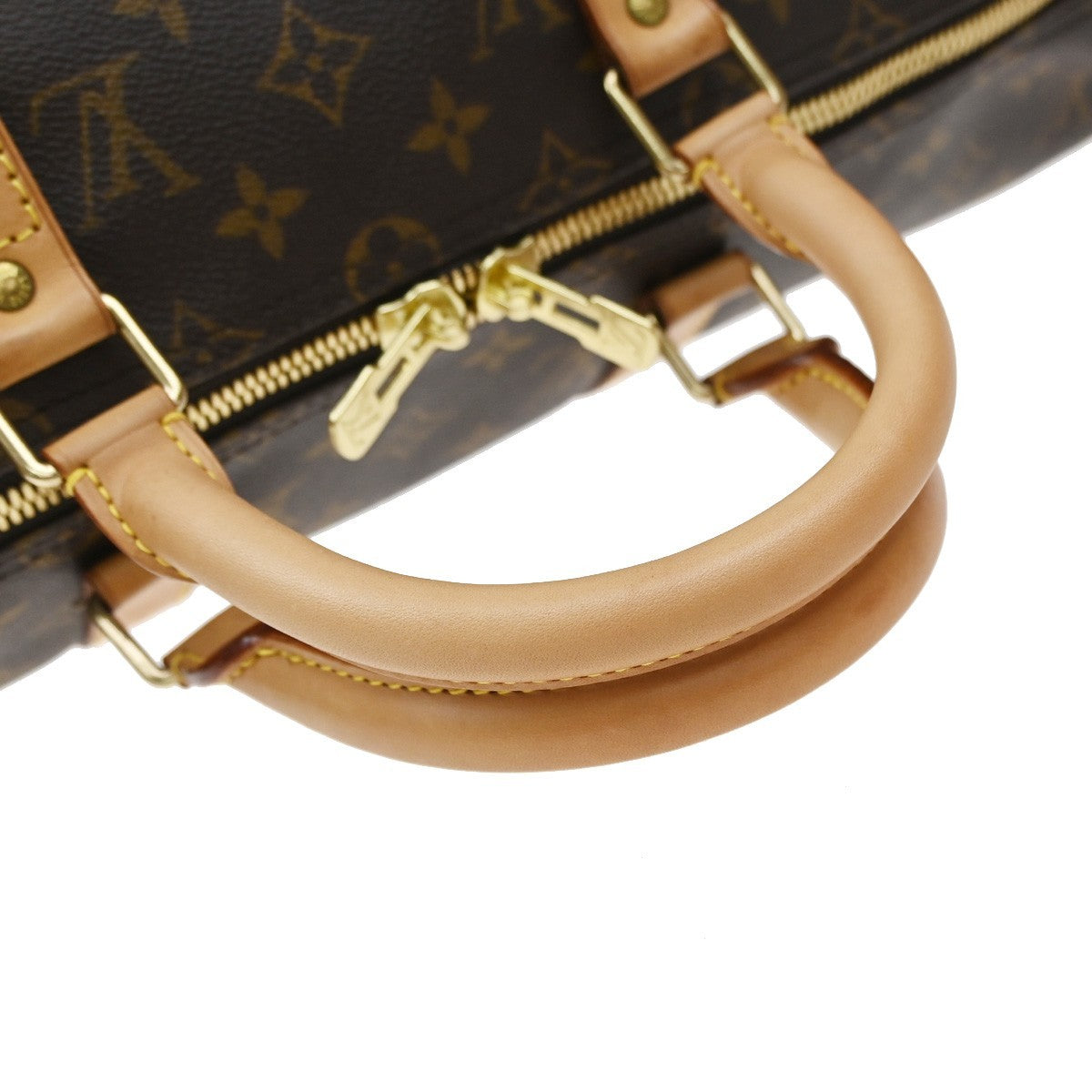 Louis Vuitton Keepall Monogram Multicolor Brown Canvas Travel Bag Bag (Pre-Owned)