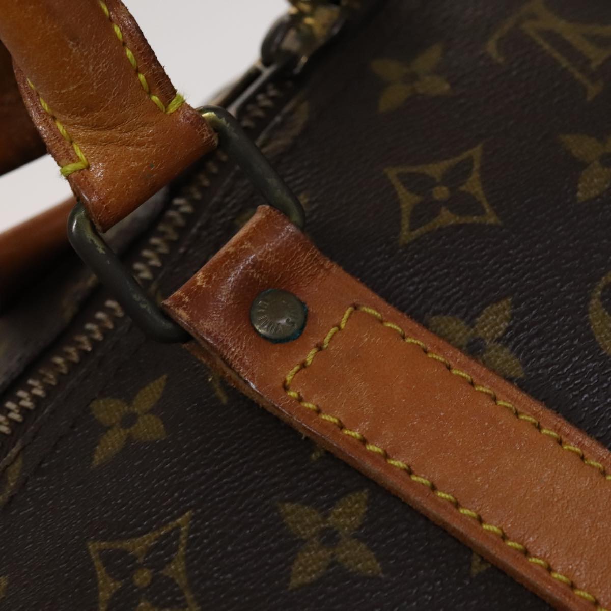 Louis Vuitton Keepall 60 Brown Canvas Travel Bag (Pre-Owned)