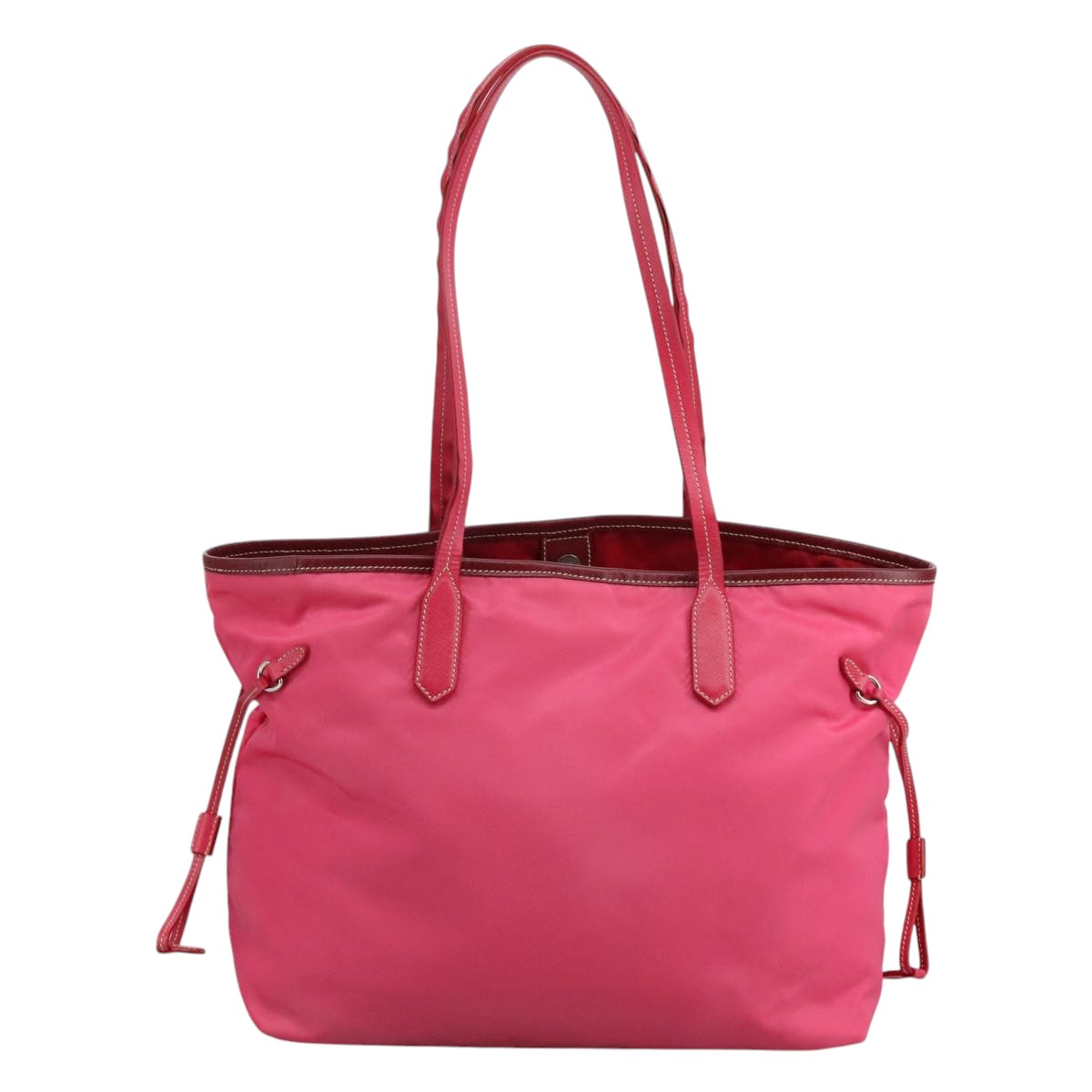 Prada Re-Nylon Pink Synthetic Tote Bag (Pre-Owned)