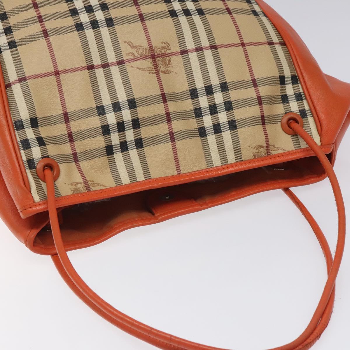 Burberry Nova Check Beige Canvas Tote Bag (Pre-Owned)
