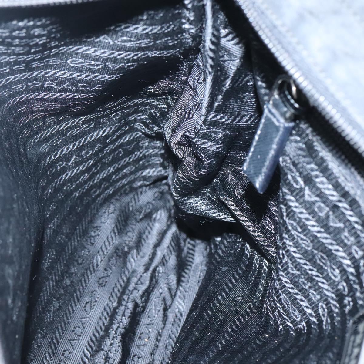 Prada Tessuto Black Nylon Shoulder Bag (Pre-Owned)