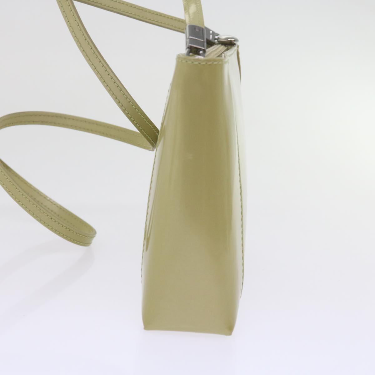 Dior Beige Patent Leather Shoulder Bag (Pre-Owned)