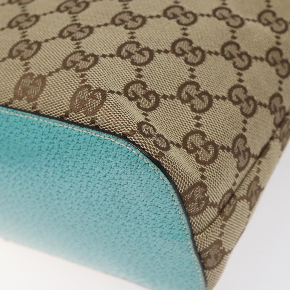 Gucci Beige Canvas Shoulder Bag (Pre-Owned)