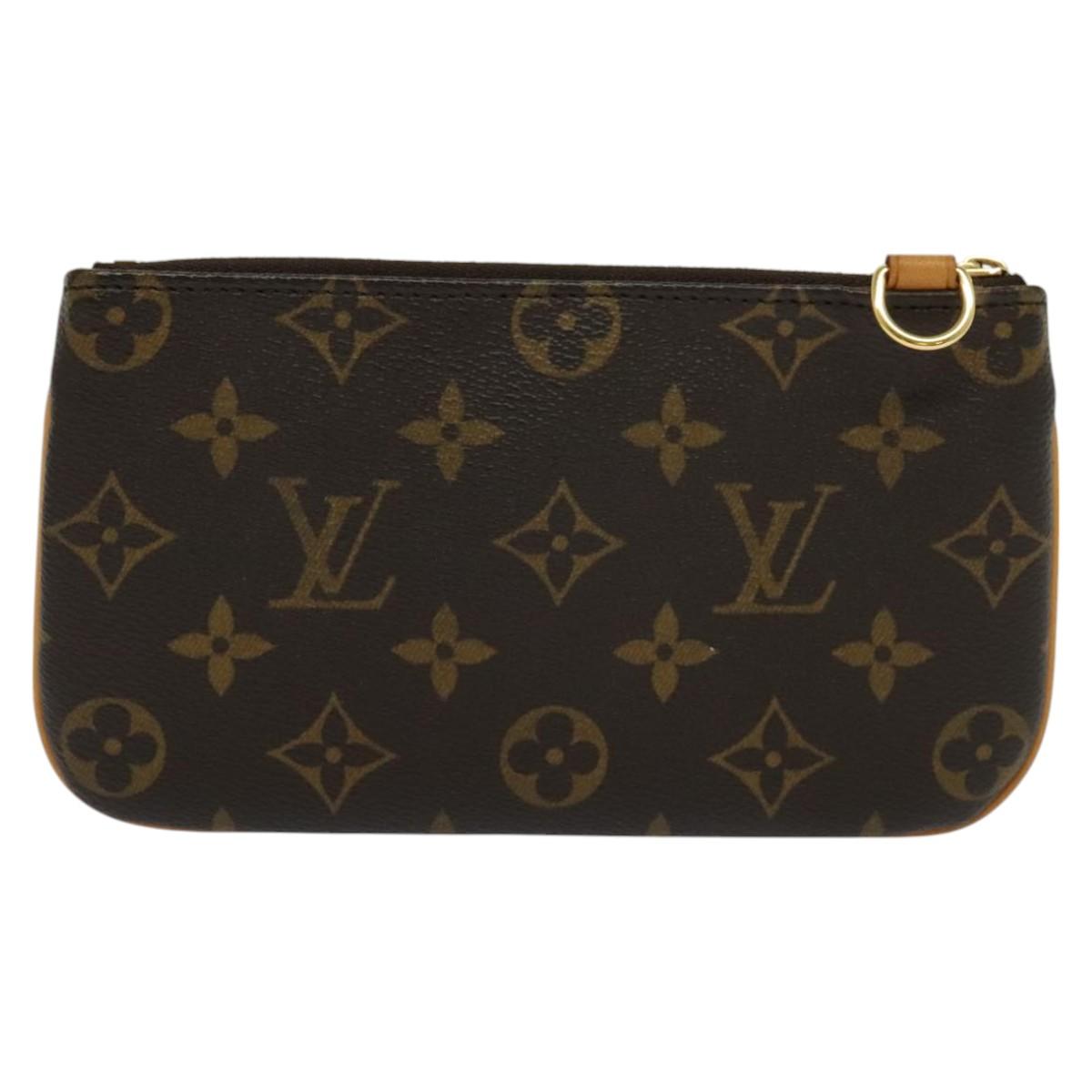 Louis Vuitton Tikal Brown Canvas Clutch Bag (Pre-Owned)