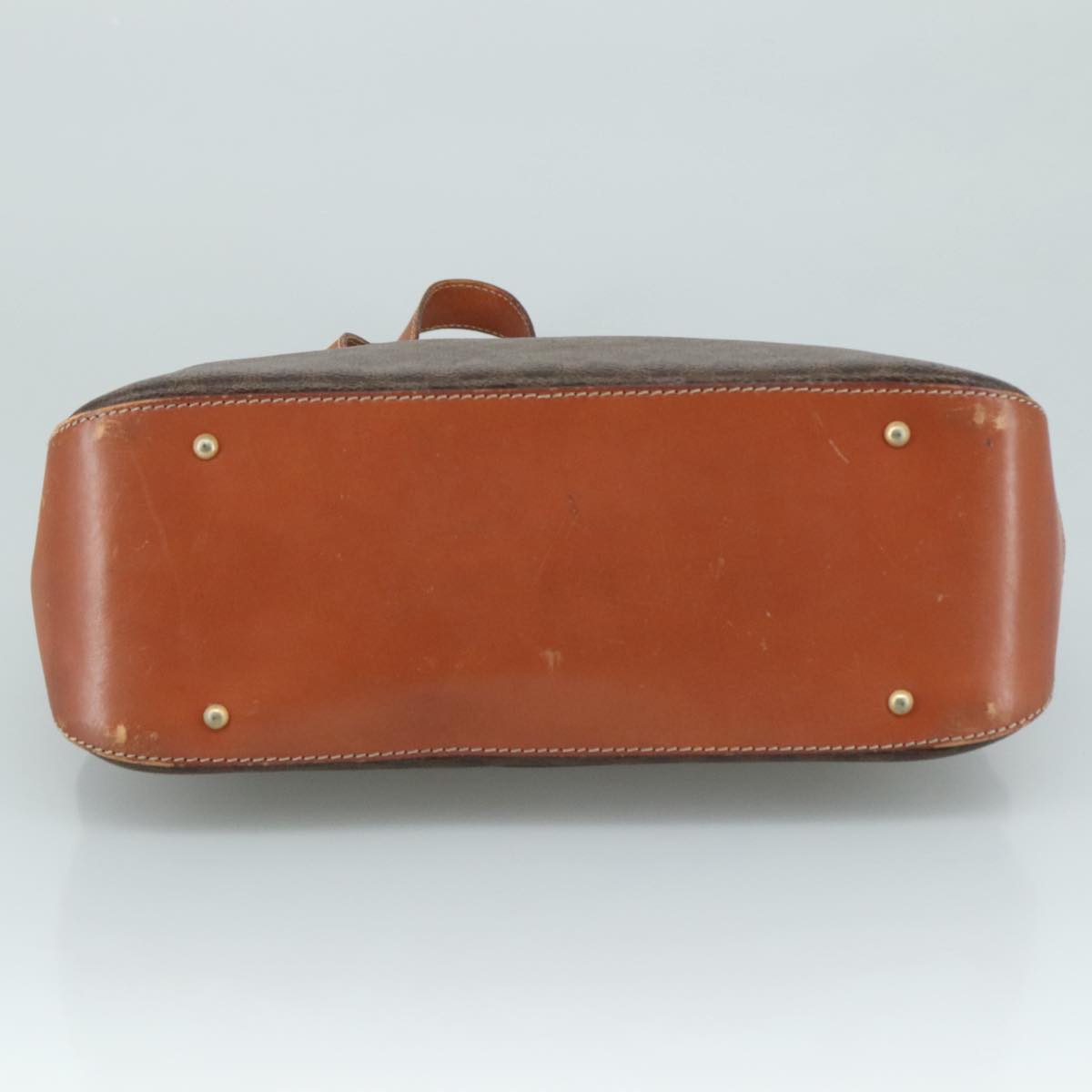 Céline Macadam Brown Leather Handbag (Pre-Owned)