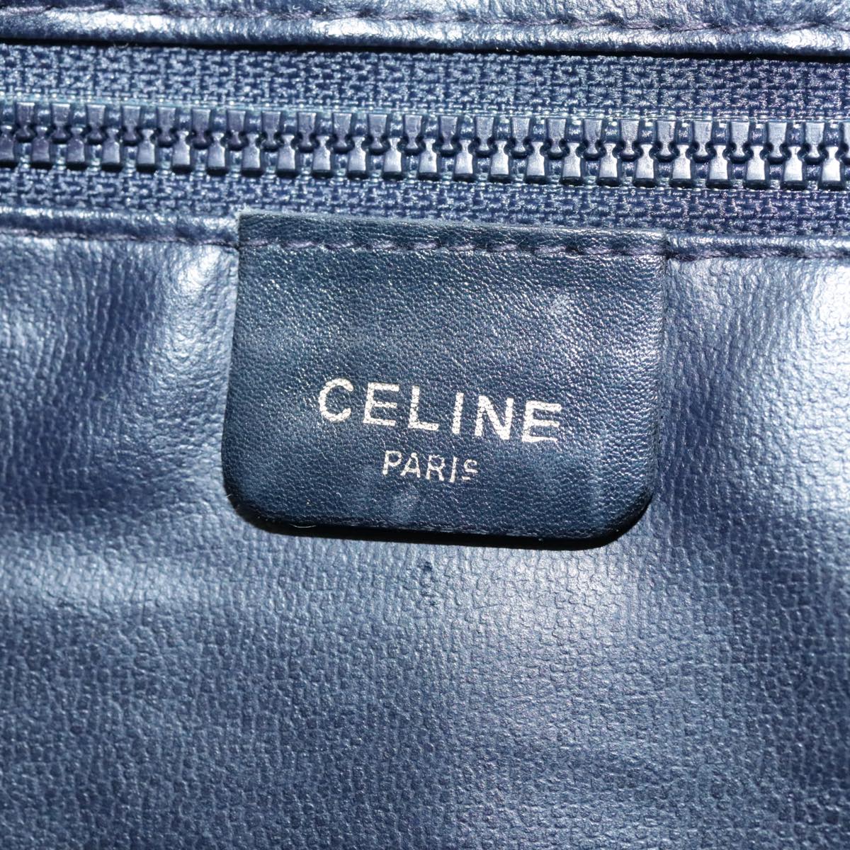 Céline Macadam Navy Canvas Handbag (Pre-Owned)