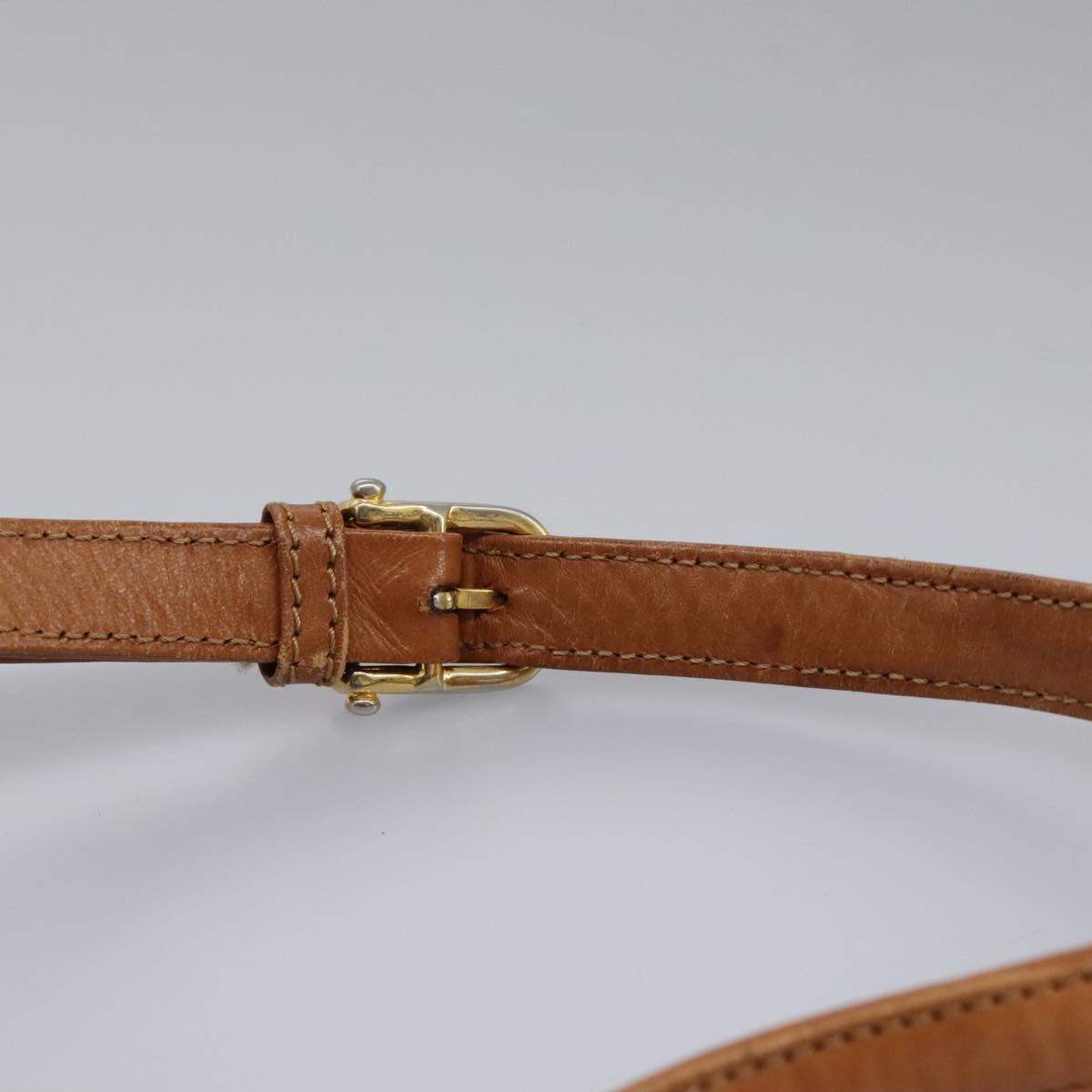 Céline Macadam Brown Canvas Shoulder Bag (Pre-Owned)