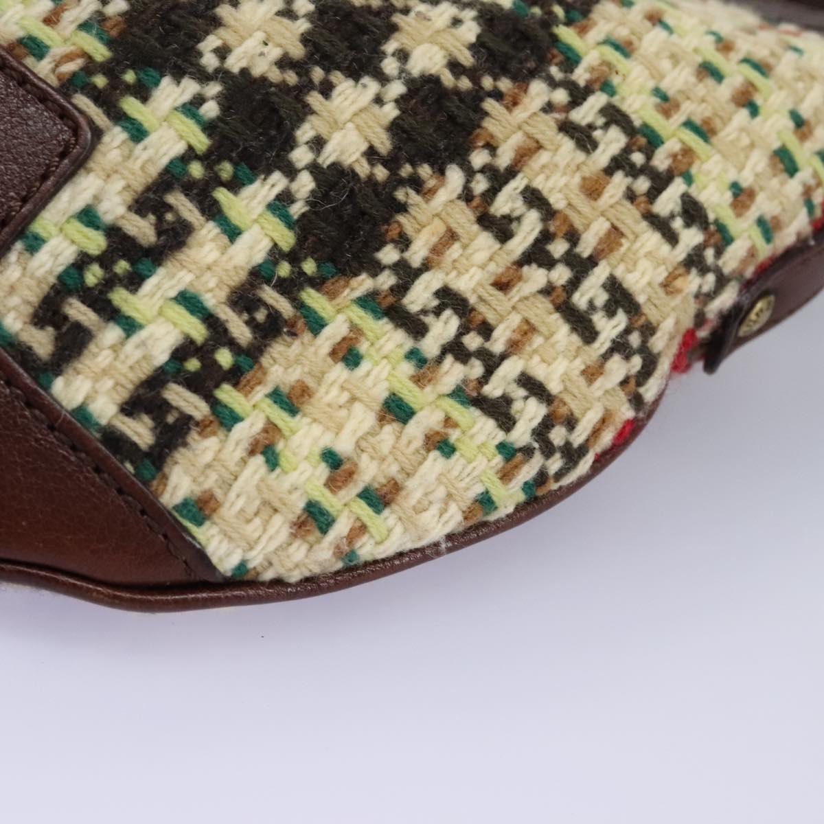 Burberry House Check Multicolour Tweed Shoulder Bag (Pre-Owned)