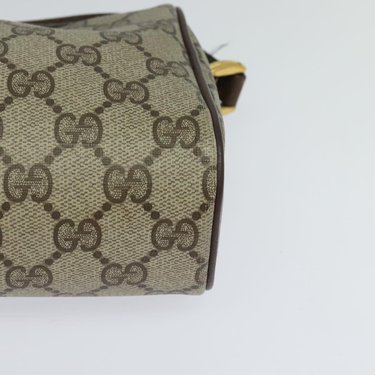 Gucci Shelly Beige Canvas Shoulder Bag (Pre-Owned)