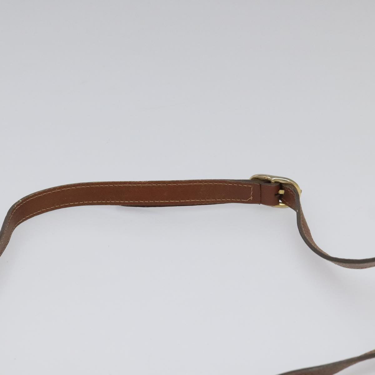 Gucci Micro Small Gg Canvas Brown Canvas Shoulder Bag (Pre-Owned)