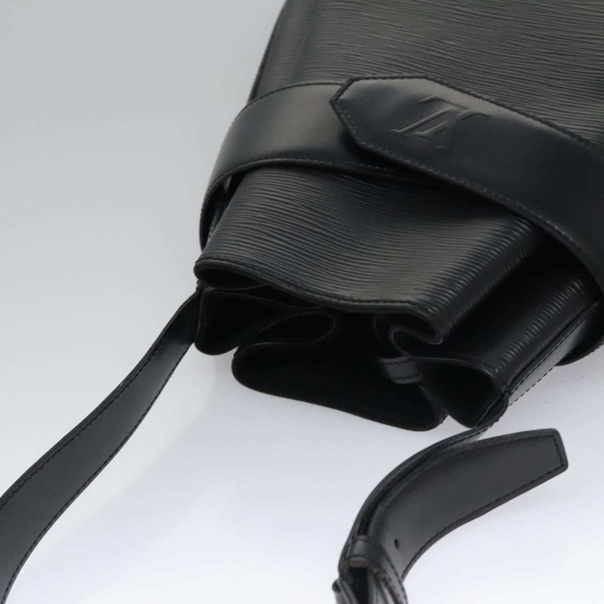 Louis Vuitton Sac D'épaule Black Leather Shoulder Bag (Pre-Owned)