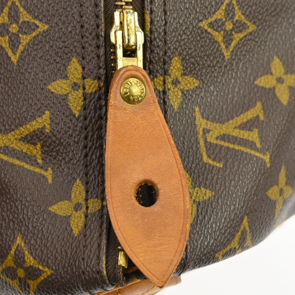 Louis Vuitton Speedy Monogram Brown Canvas Handbag (Pre-Owned)