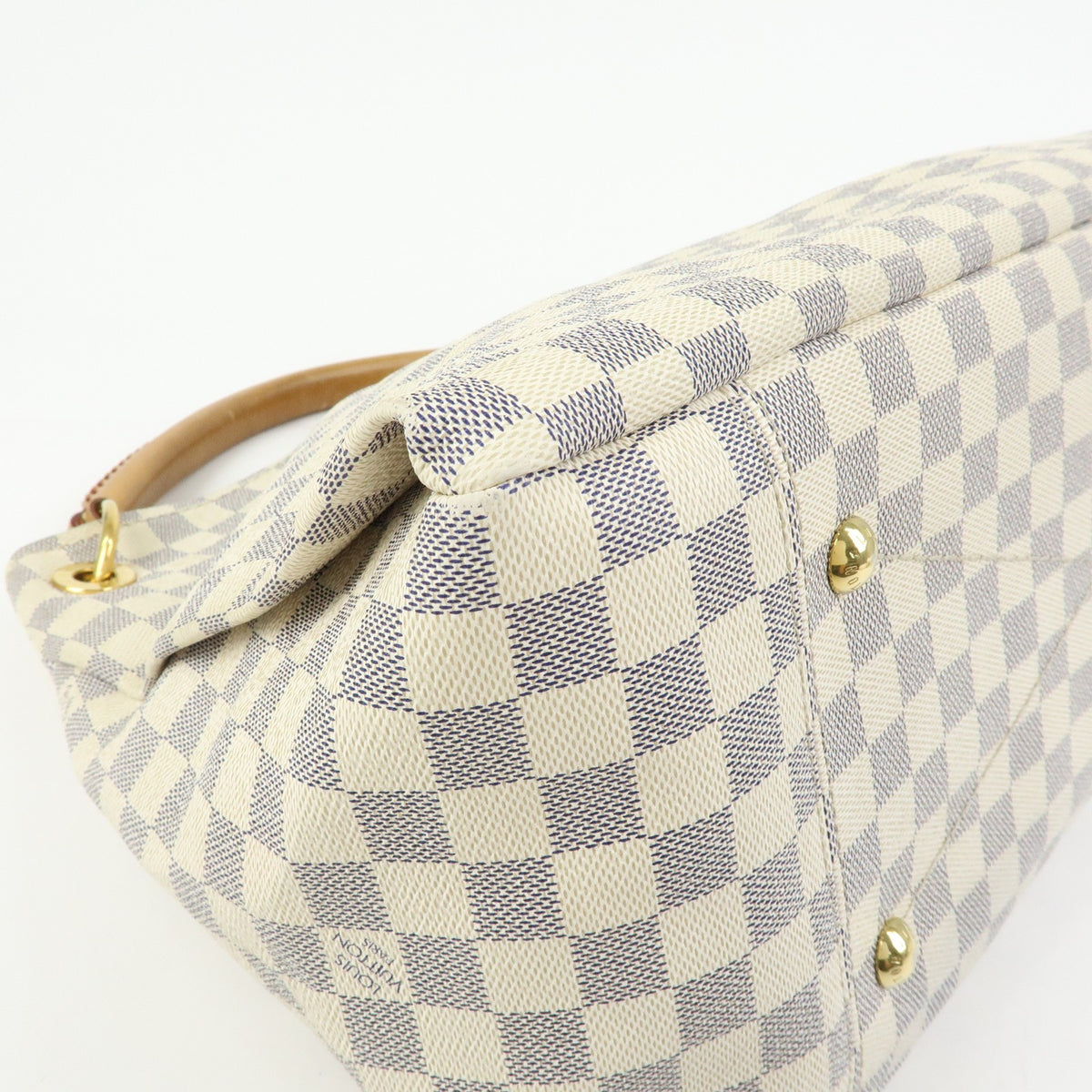 Louis Vuitton Artsy Damier White Canvas Handbag (Pre-Owned)