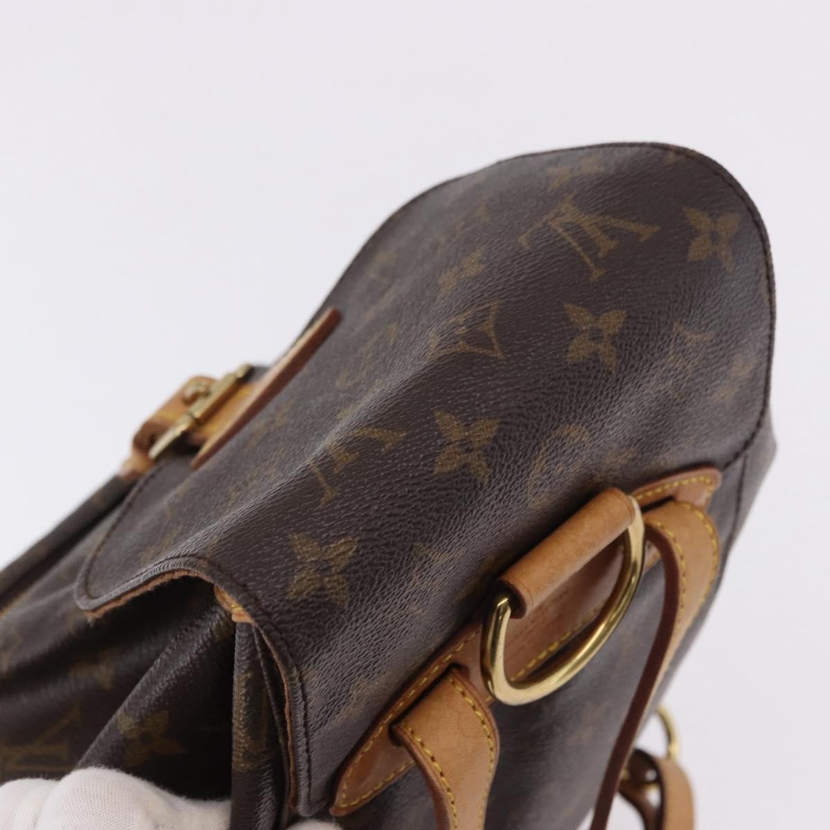 Louis Vuitton Vintage Montsouris Monogram Canvas Brown Canvas Backpack Bag (Pre-Owned)