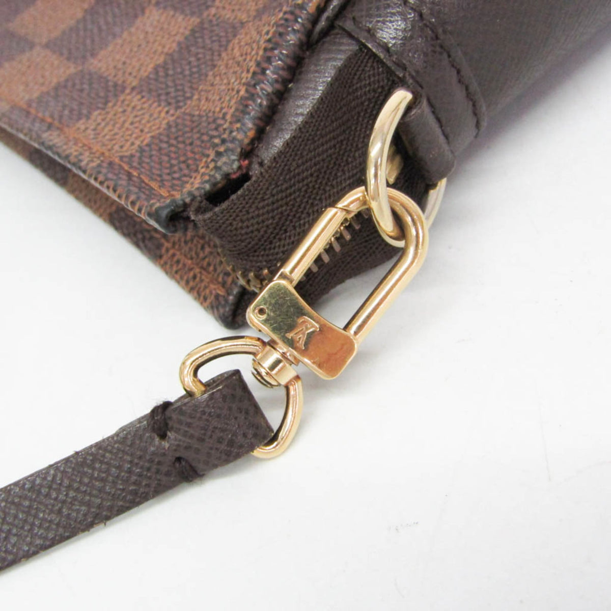 Louis Vuitton Trousse Make Up Damier Canvas Brown Canvas Clutche & Pouche Bag (Pre-Owned)