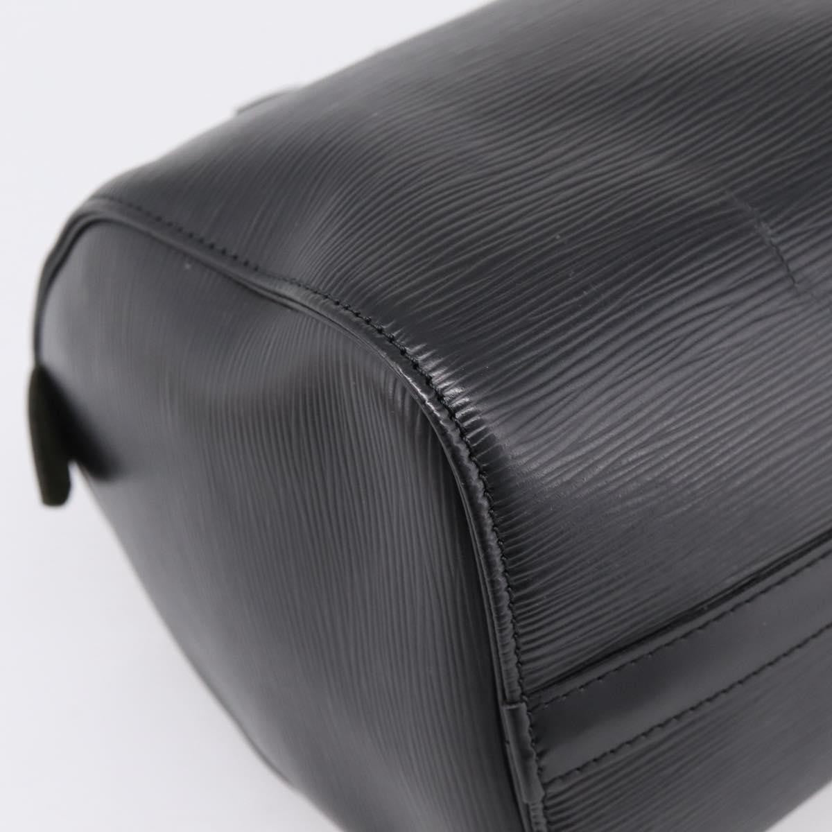 Louis Vuitton Speedy Epi Leather Black Leather Handbag (Pre-Owned)