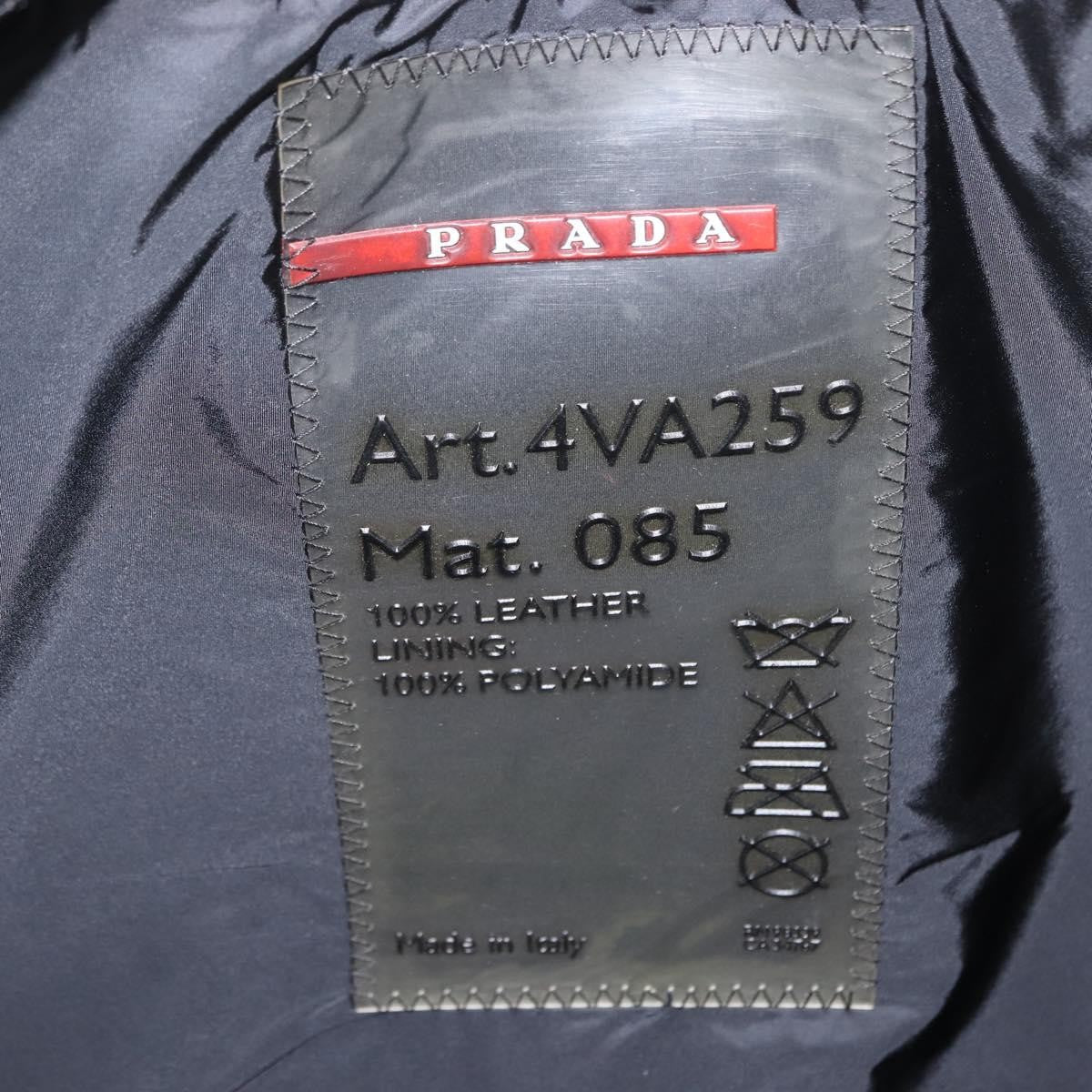 Prada Sport Nylon And Leather Black Nylon Briefcase Bag (Pre-Owned)