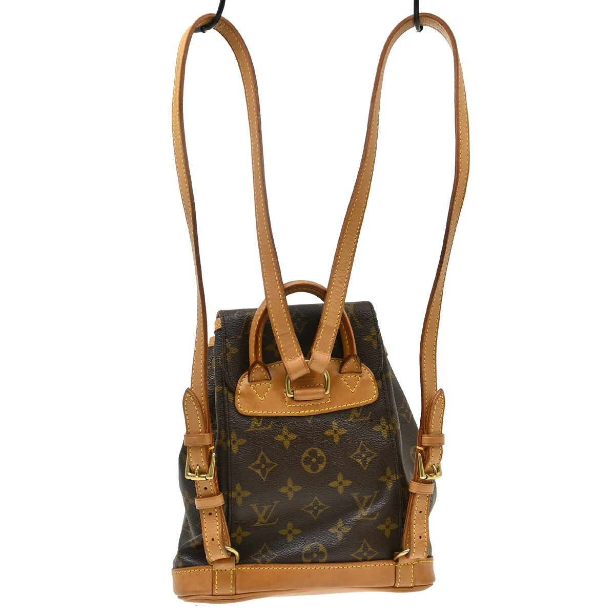 Louis Vuitton Vintage Montsouris Monogram Canvas Brown Canvas Backpack Bag (Pre-Owned)