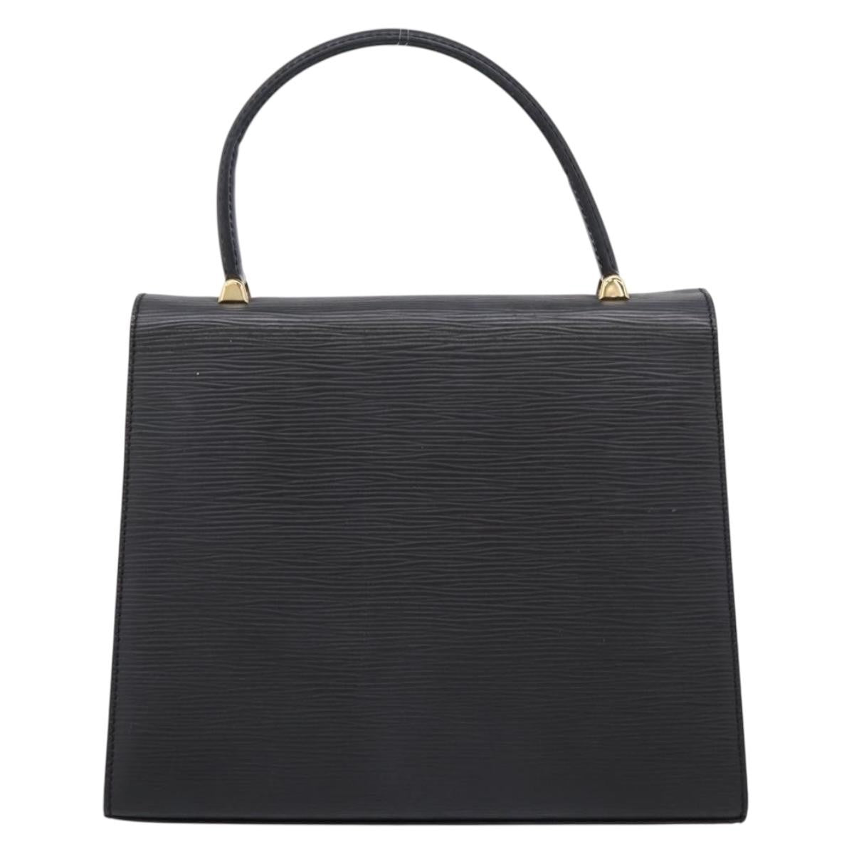 Louis Vuitton Malesherbes Epi Leather Black Leather Handbag (Pre-Owned)