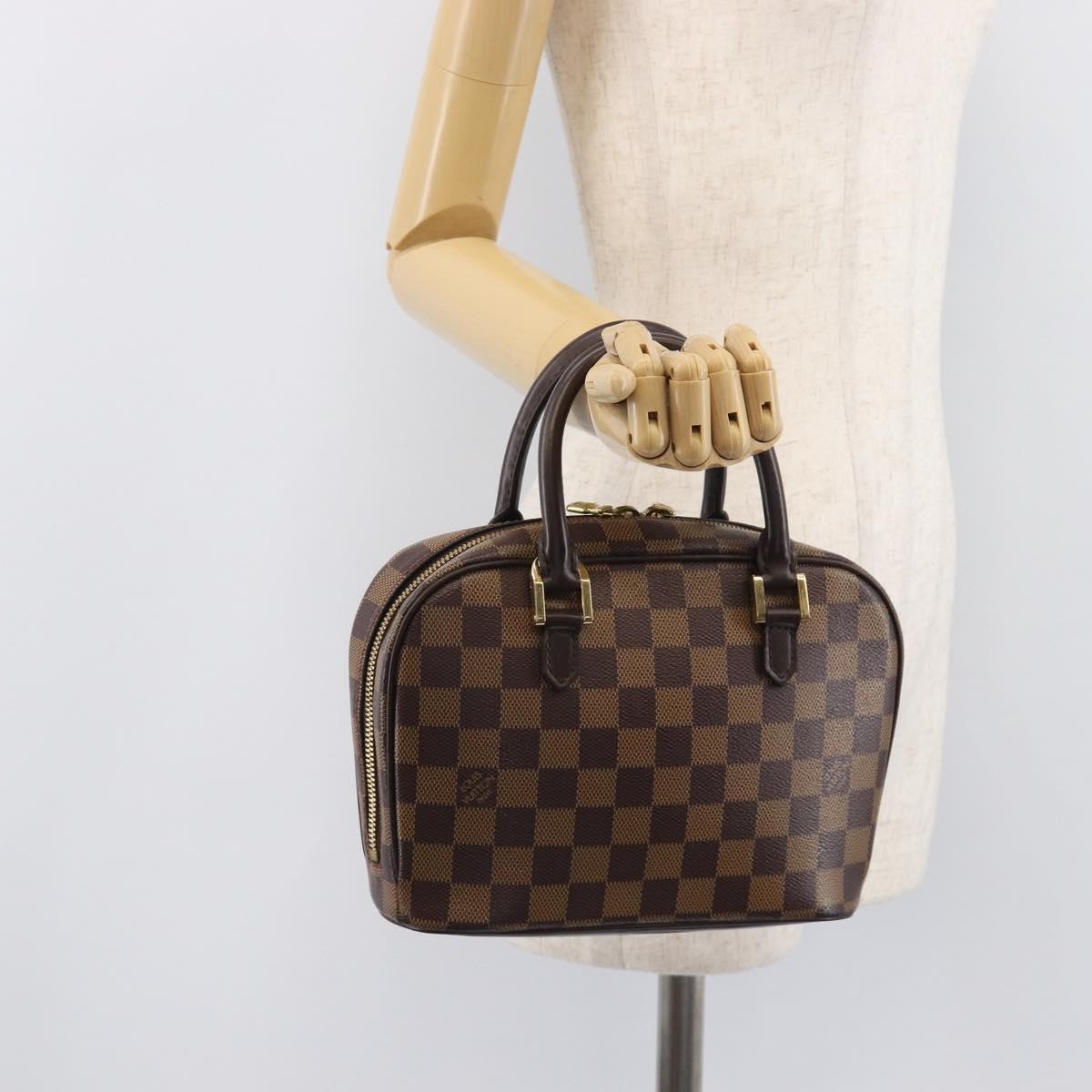 Louis Vuitton Sarria Damier Brown Canvas Handbag (Pre-Owned)