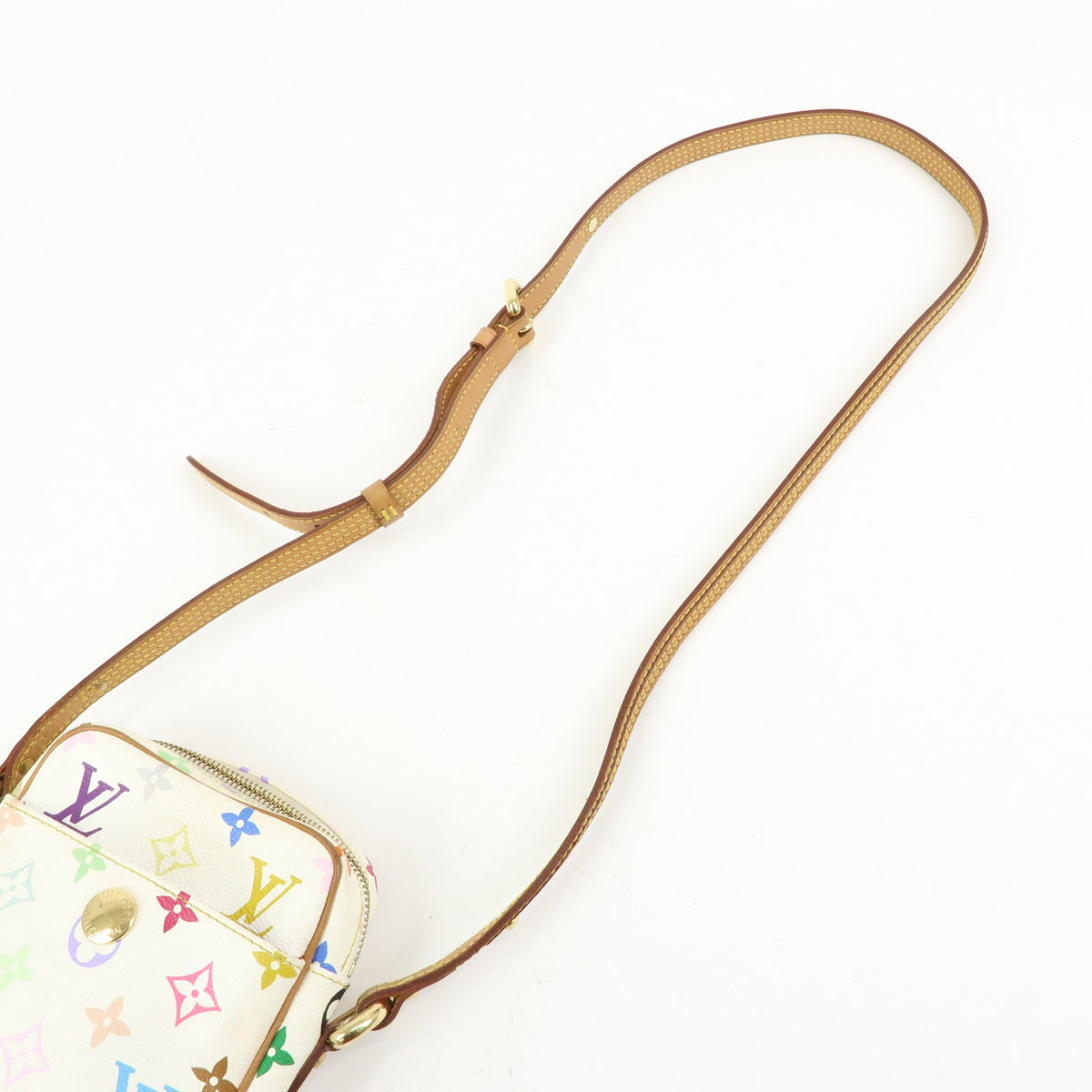 Louis Vuitton Rift Monogram Multicolor White Canvas Handbag (Pre-Owned)