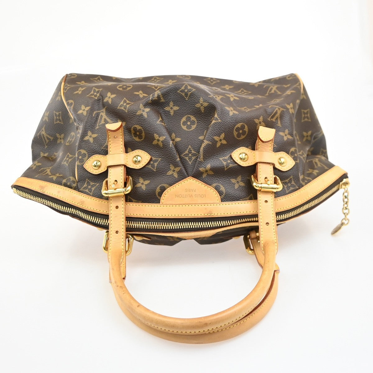 Louis Vuitton Tivoli Monogram Canvas Brown Canvas Handbag (Pre-Owned)