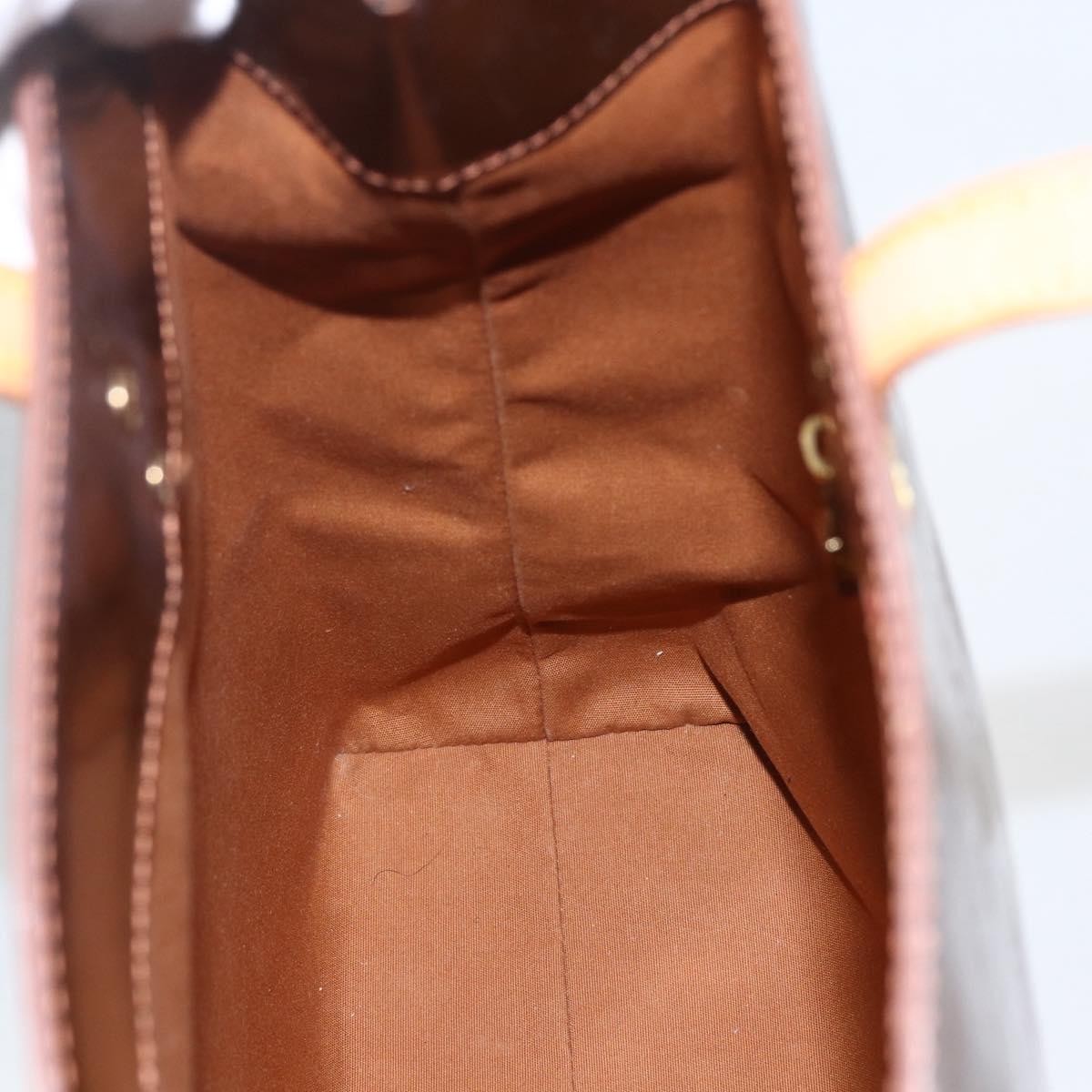 Louis Vuitton Reade Monogram Vernis Brown Patent_Leather Handbag (Pre-Owned)
