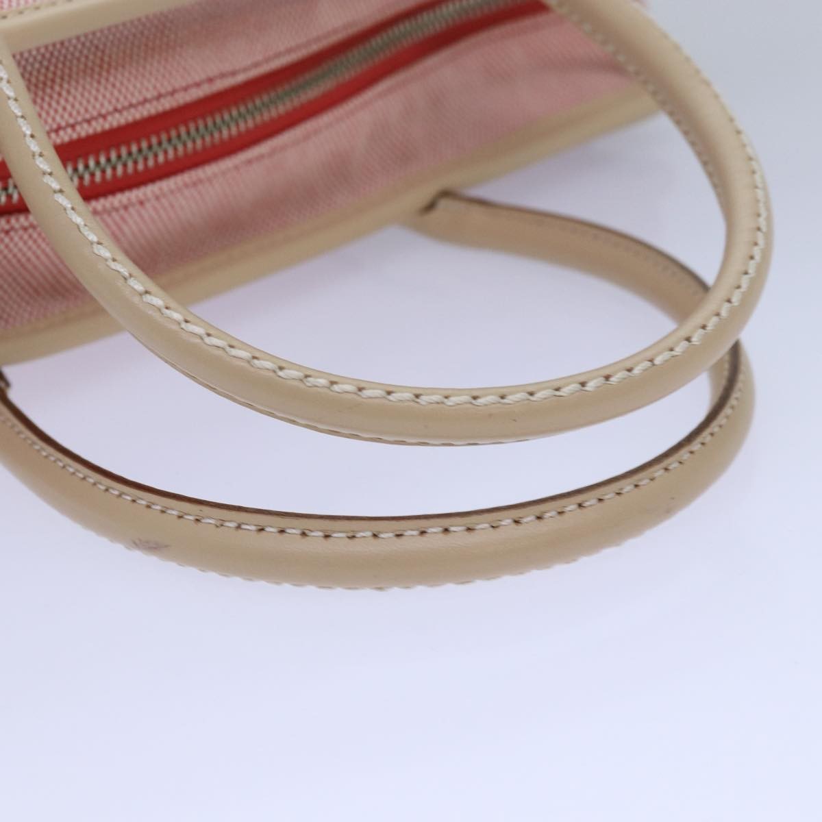 Burberry Blue Label Canvas Pink Canvas Handbag (Pre-Owned)