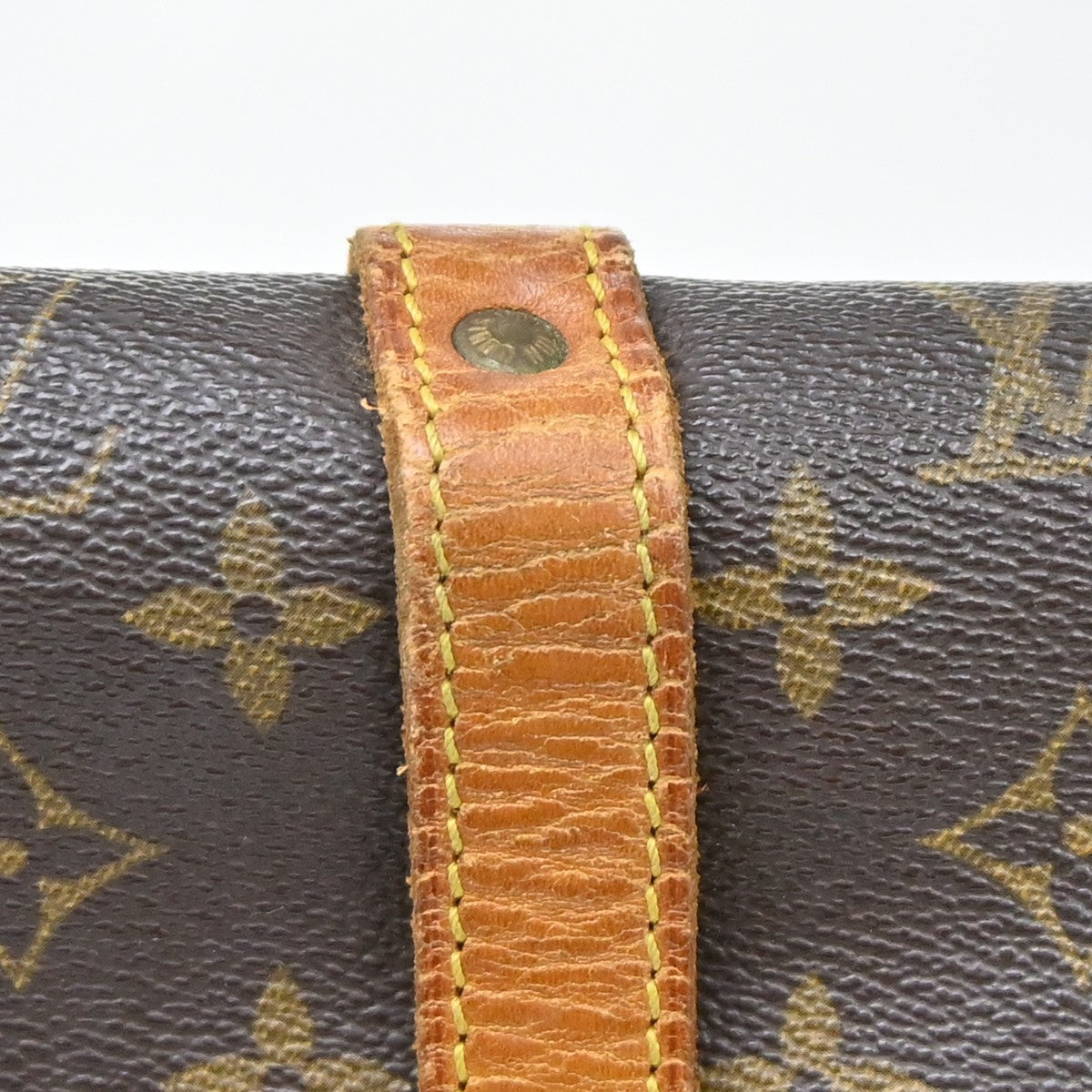 Louis Vuitton Saumur Monogram Canvas Brown Canvas Shoulder Bag Bag (Pre-Owned)
