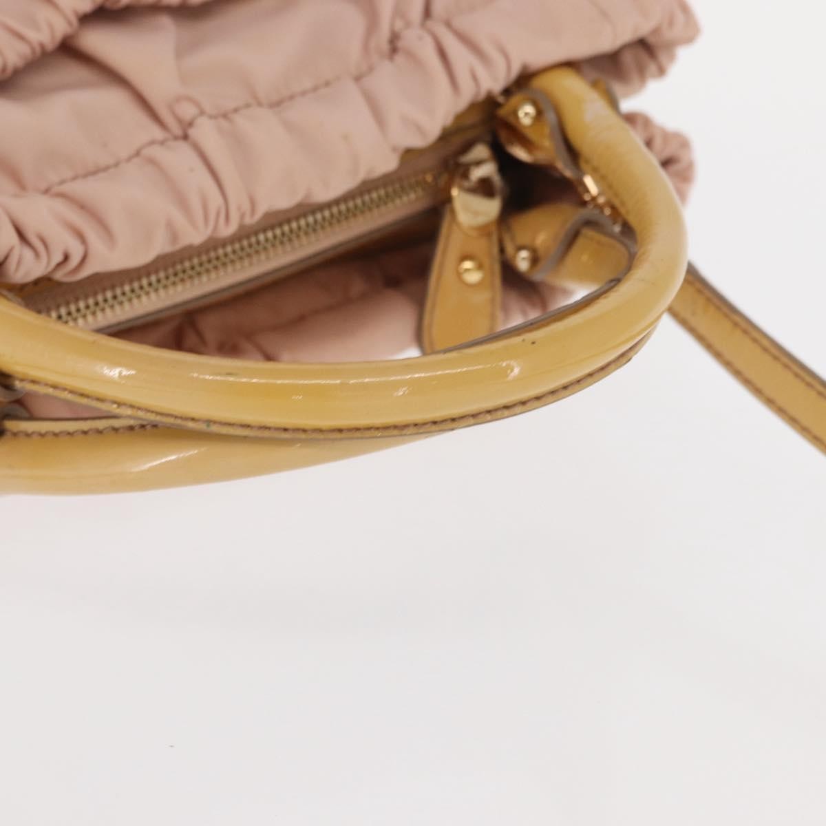 Salvatore Ferragamo Vala Nylon Pink Nylon Handbag (Pre-Owned)