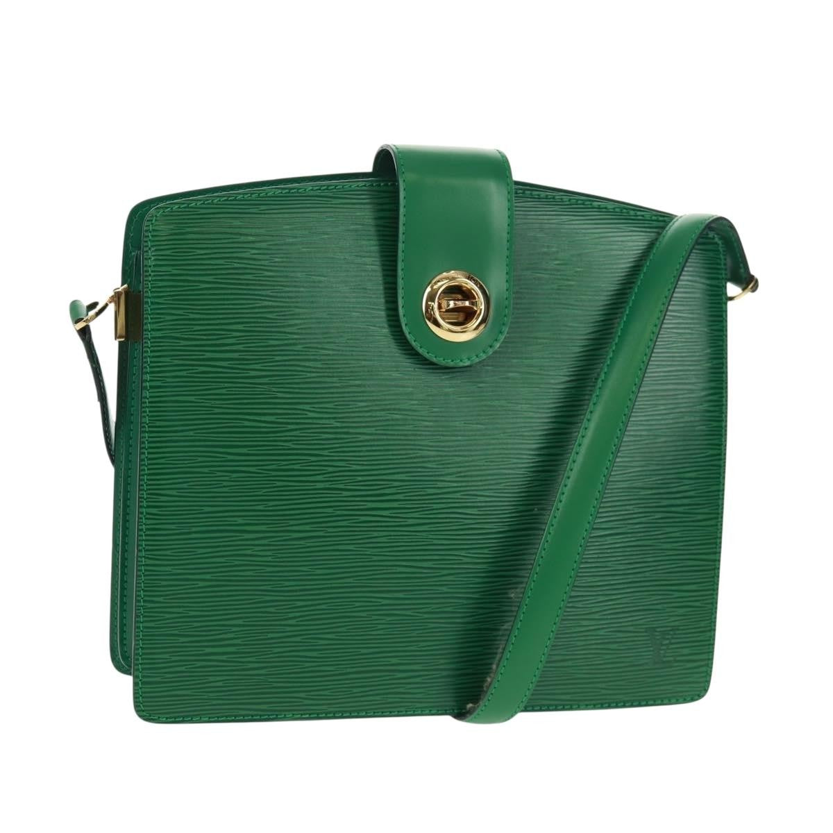 Louis Vuitton Capucines Epi Leather Green Leather Shoulder Bag Bag (Pre-Owned)