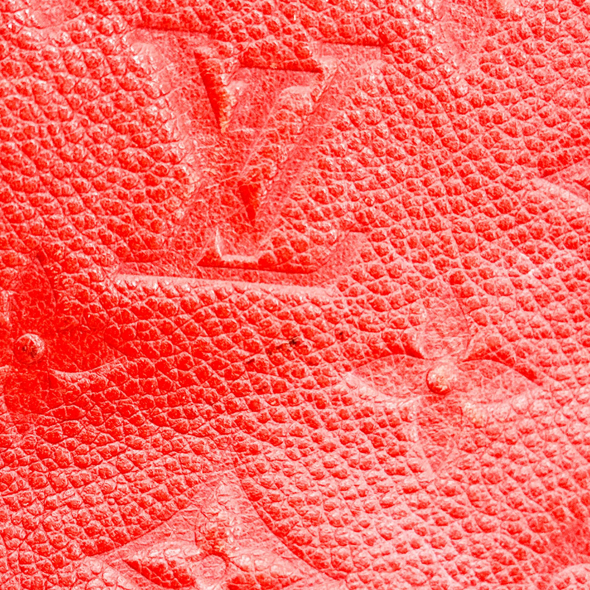Louis Vuitton Multi Pochette Accessoires Pouch Monogram Empreinte Giant Red Leather Clutche & Pouche Bag (Pre-Owned)