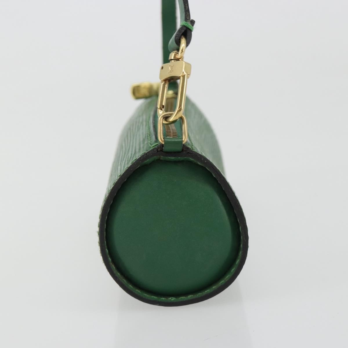 Louis Vuitton Soufflot Pochette Epi Leather Green Leather Clutche & Pouche Bag (Pre-Owned)