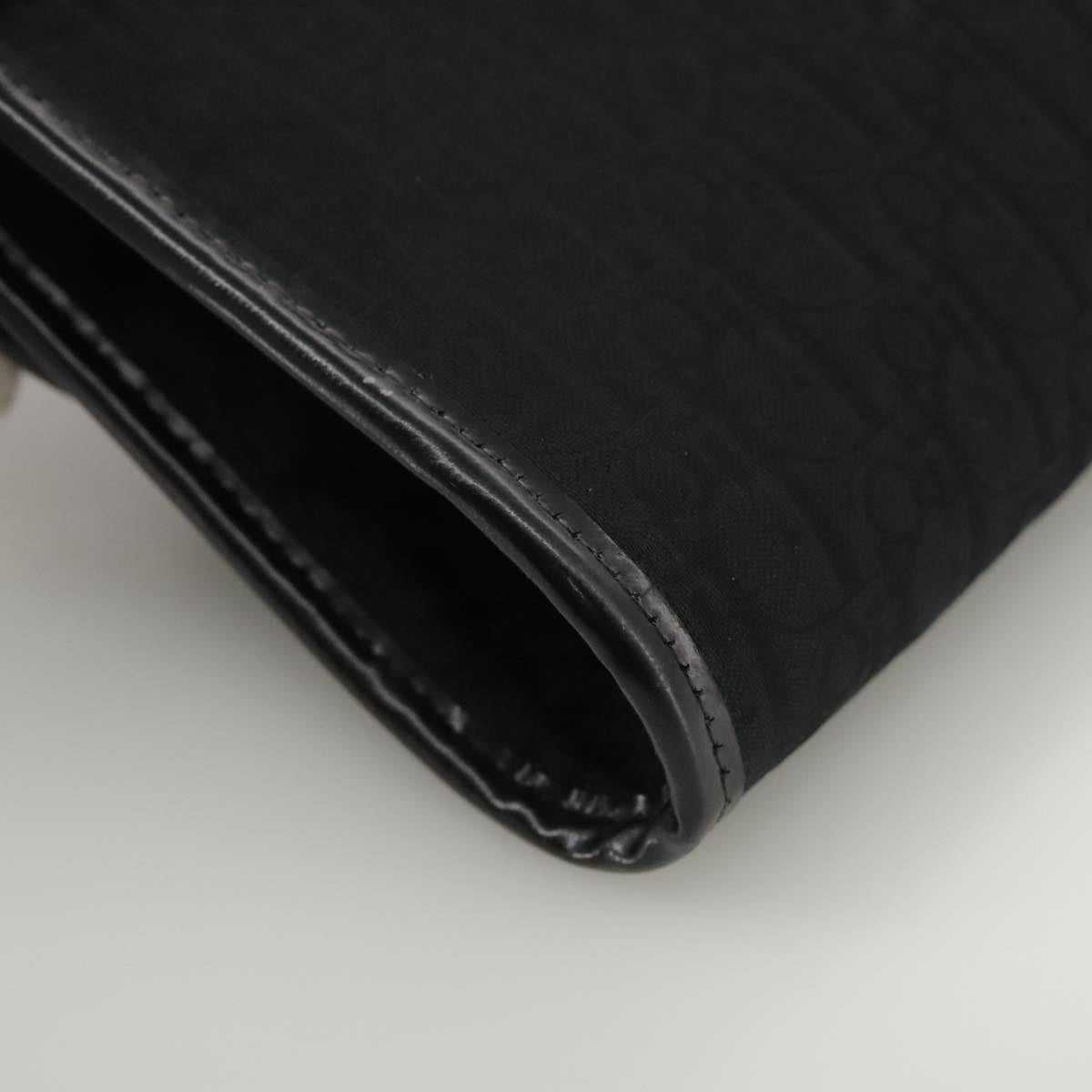 Dior Trotter Black Canvas Shoulder Bag (Pre-Owned)