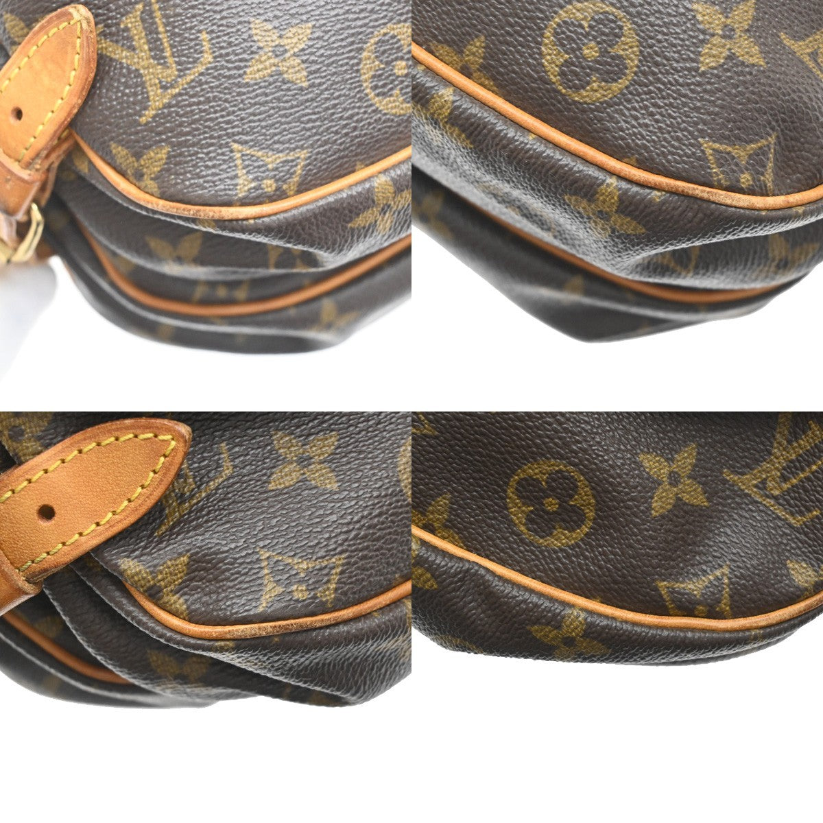 Louis Vuitton Saumur Monogram Brown Canvas Shoulder Bag Bag (Pre-Owned)
